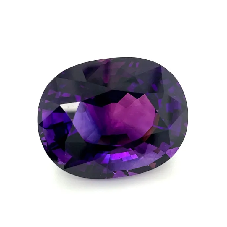 65.49 Carat Amethyst Oval, Unset Loose Gemstone