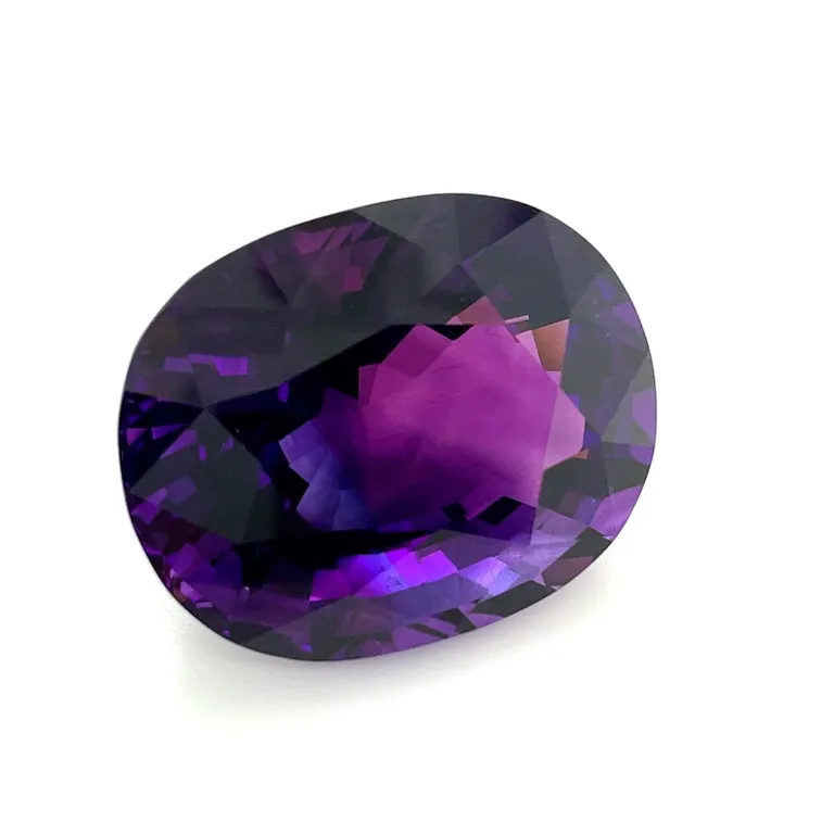65.49 Carat Amethyst Oval, Unset Loose Gemstone