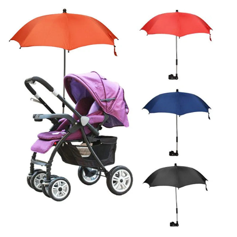Functional Baby Stroller Adjustable Umbrella