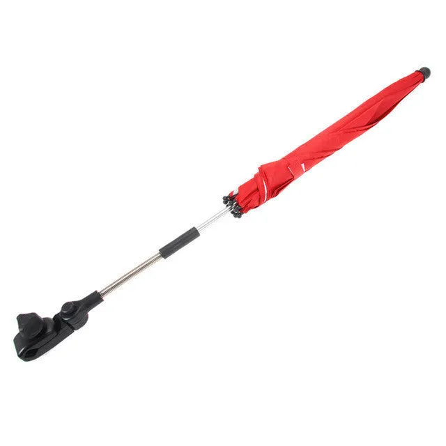 Functional Baby Stroller Adjustable Umbrella