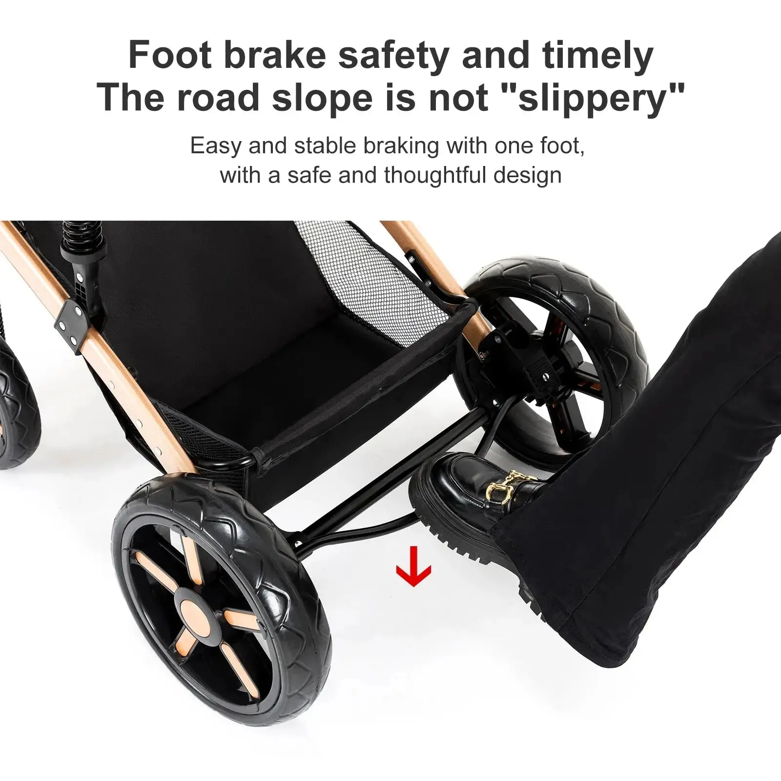 High Landscape Multi-Functional 3 In 1 Pushchair Set