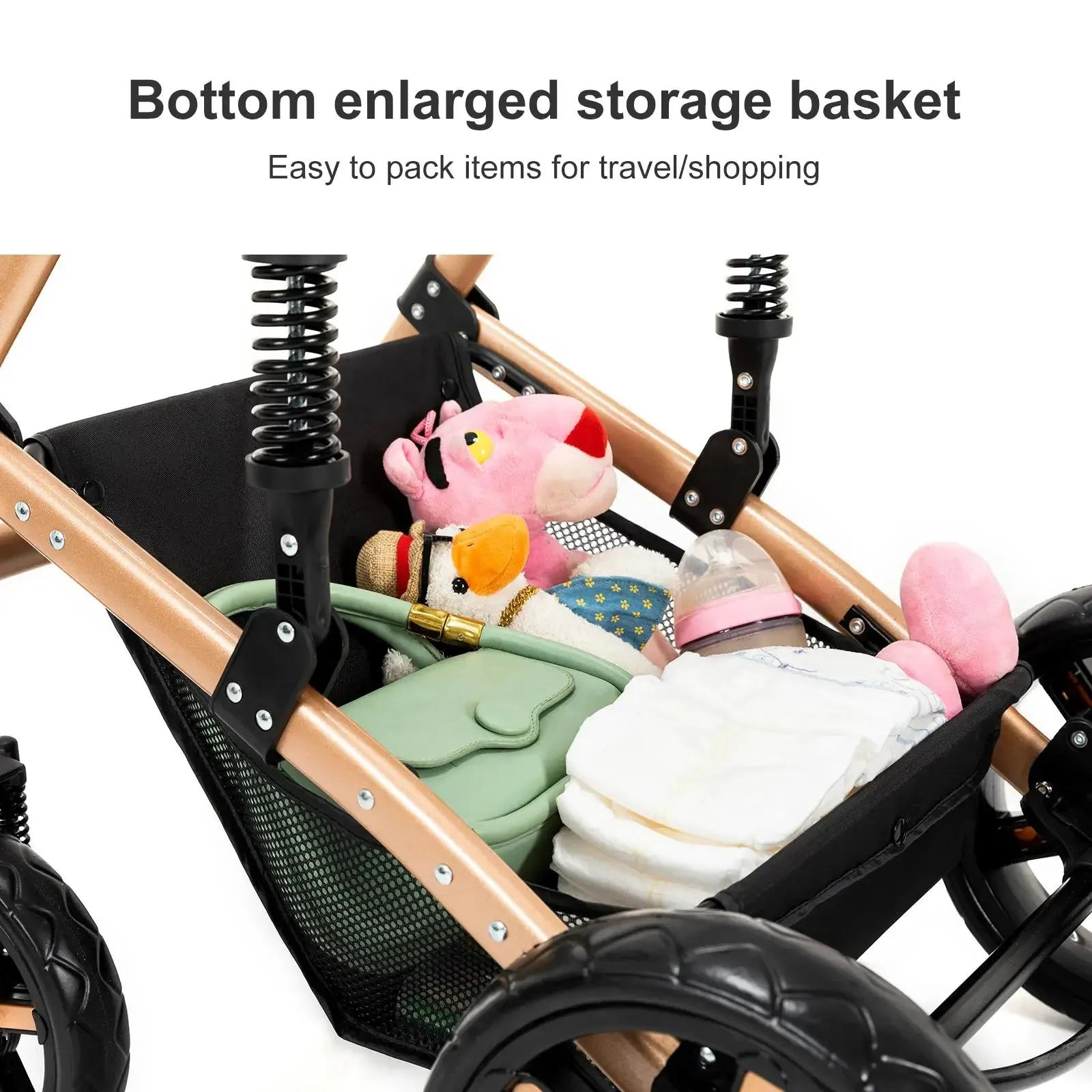High Landscape Multi-Functional 3 In 1 Pushchair Set