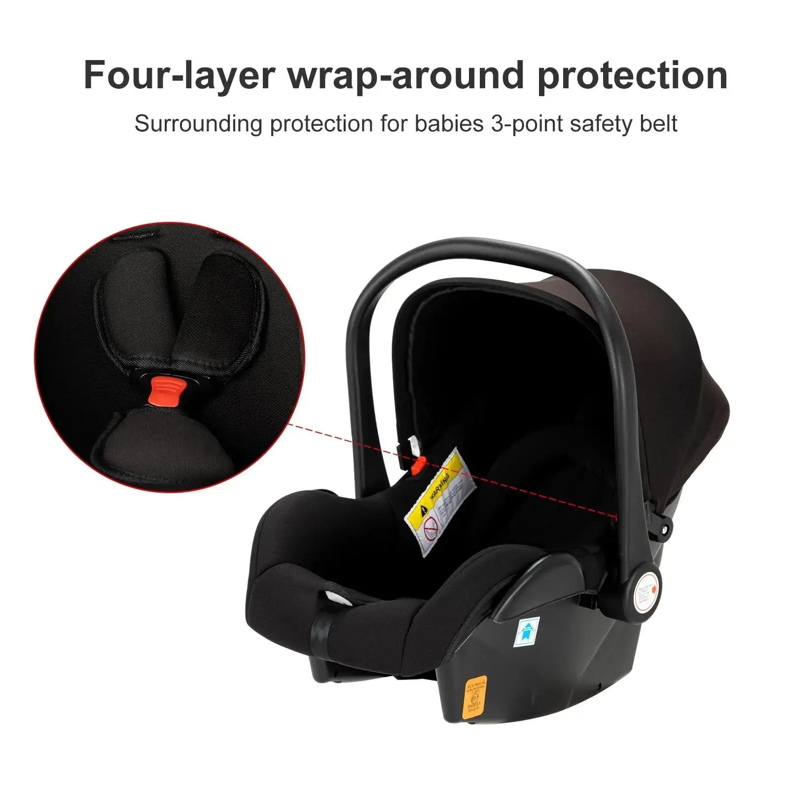 High Landscape Multi-Functional 3 In 1 Pushchair Set