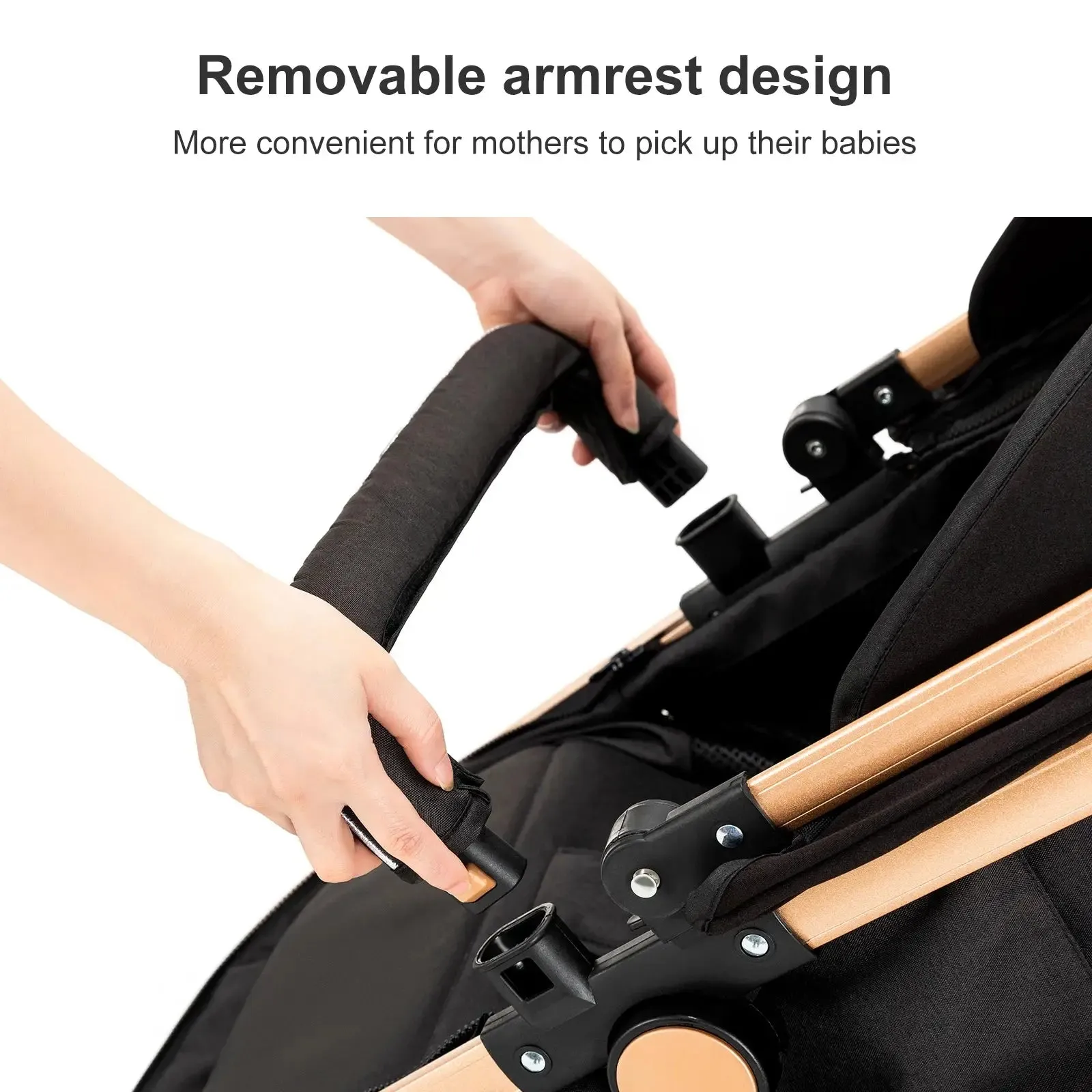 High Landscape Multi-Functional 3 In 1 Pushchair Set