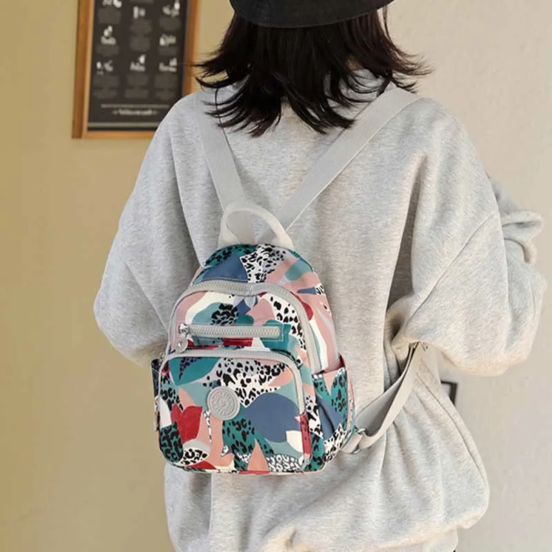 Lightweight Compact Travel Backpack for Women Functional Mini Backpack