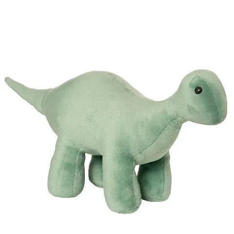 Manhattan Toys Velveteen Dino Stomper Brontosaurus