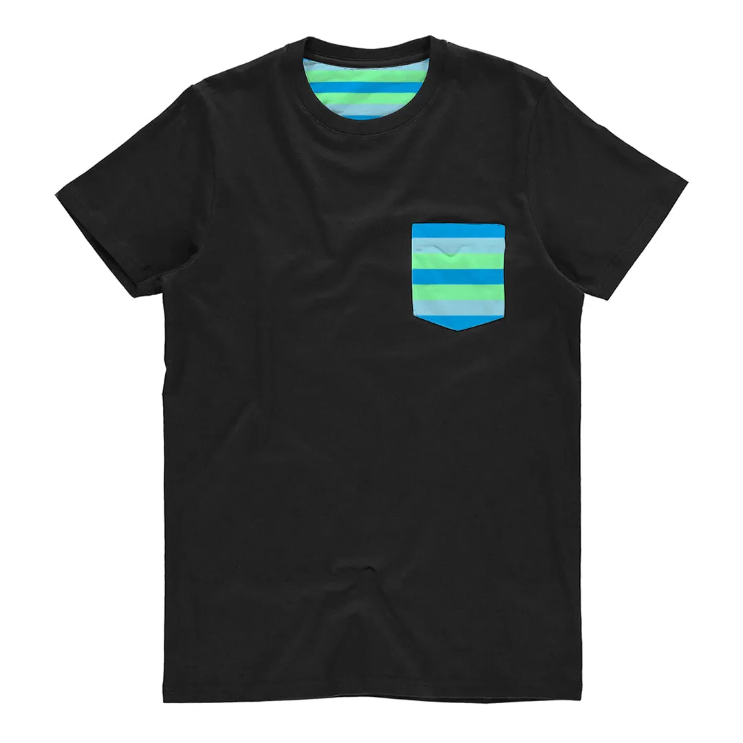 Minsexual Pride Flag Pocket T Shirt
