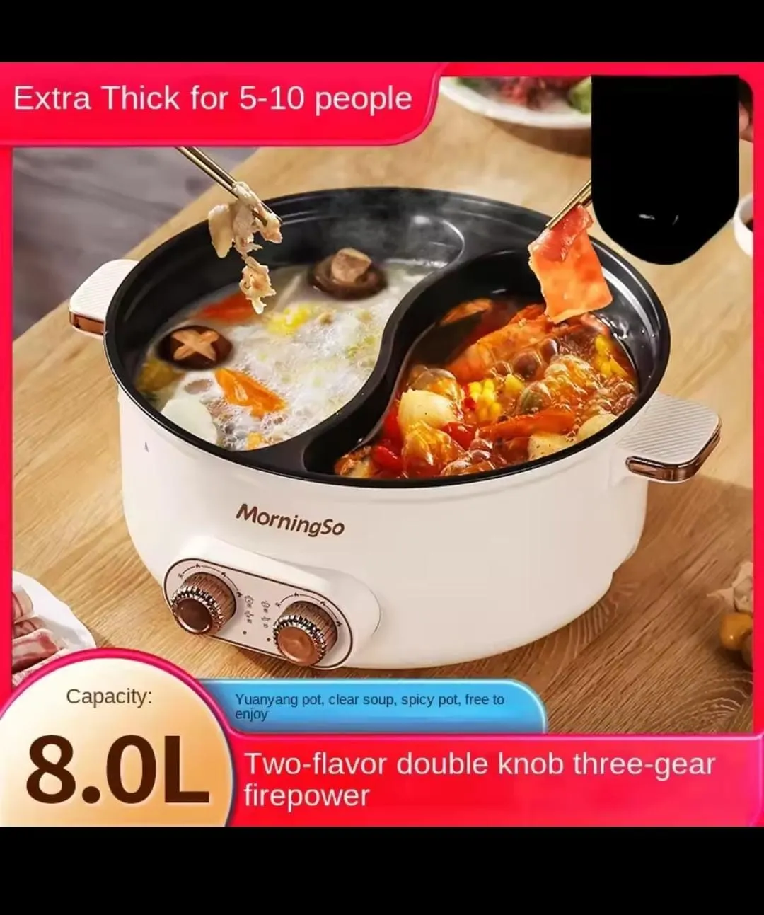 Multi Functional Electric Dormitory Capacity Electric Pot