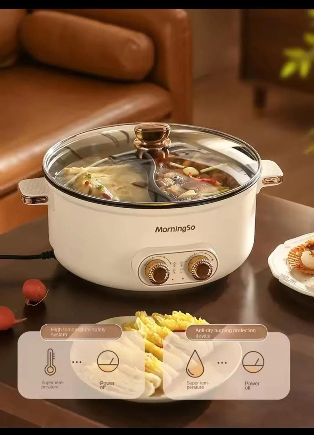 Multi Functional Electric Dormitory Capacity Electric Pot