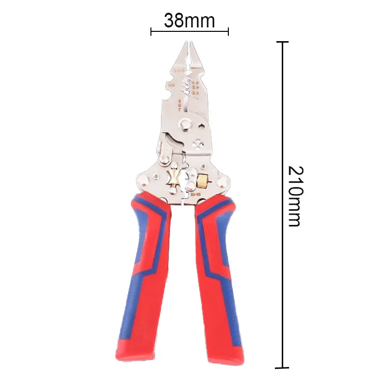 Multi-Functional Folding Electrician's Pliers With Electric Measuring Function
