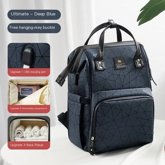 Multi Functional Mummy Bag With USB
