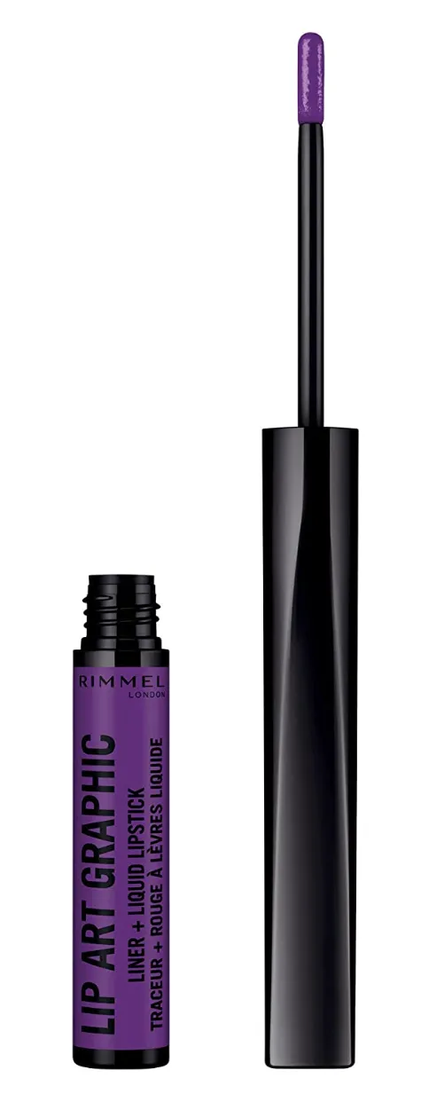 Rimmel 2-in-1 London Lip Art Graphic Liner   Liquid Lipstick - 875 Master Piece